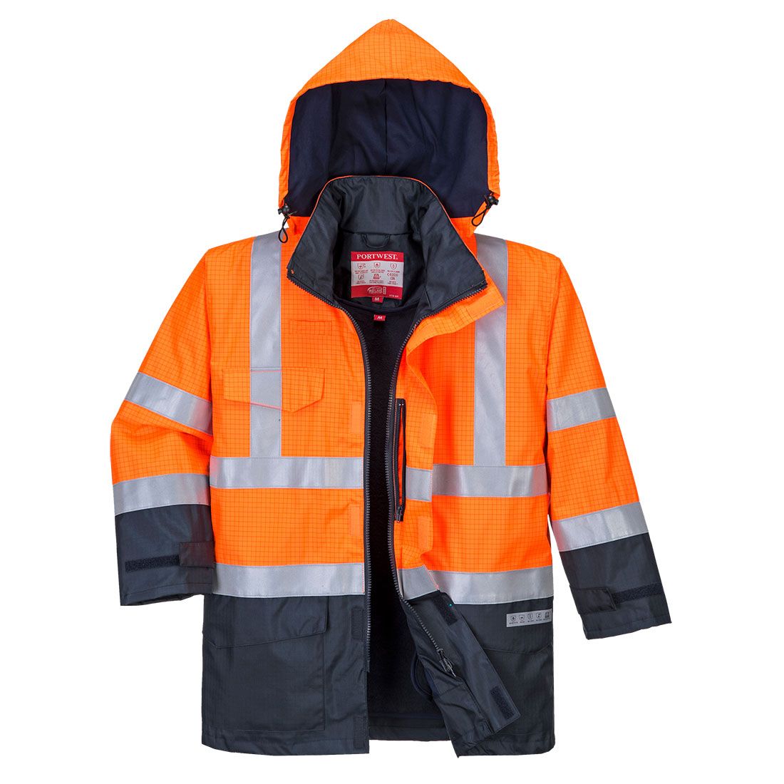Chaqueta alta visibilidad multi-protección Bizflame Rain