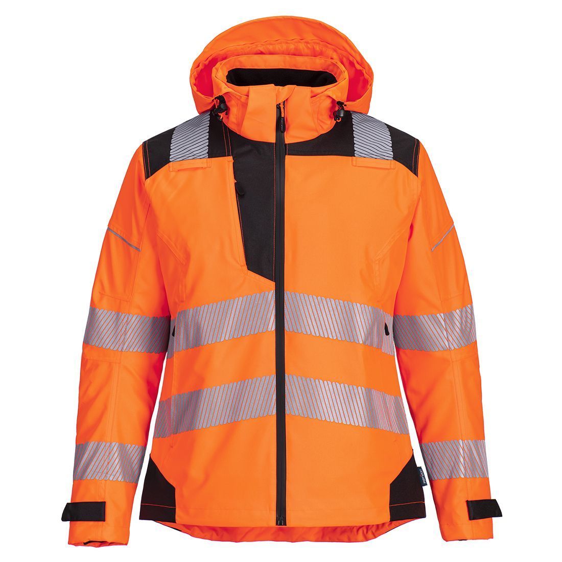 Chaqueta mujer PW3 alta visibilidad para lluvia