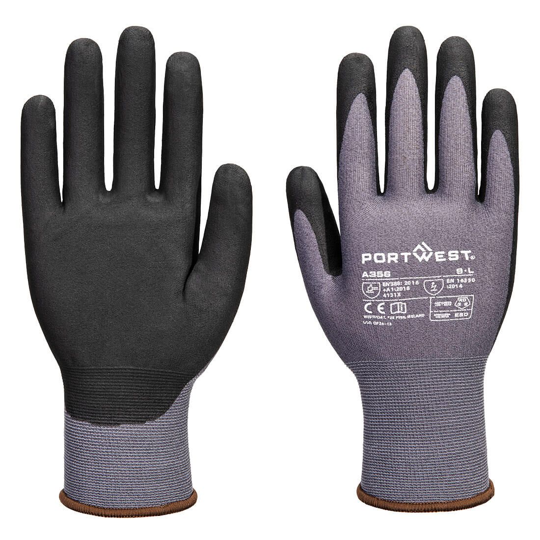 Guantes Nitrilo ESD - pack 12 pares