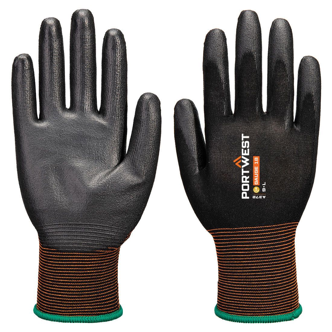 Guantes GP de microespuma PU grip galga 18