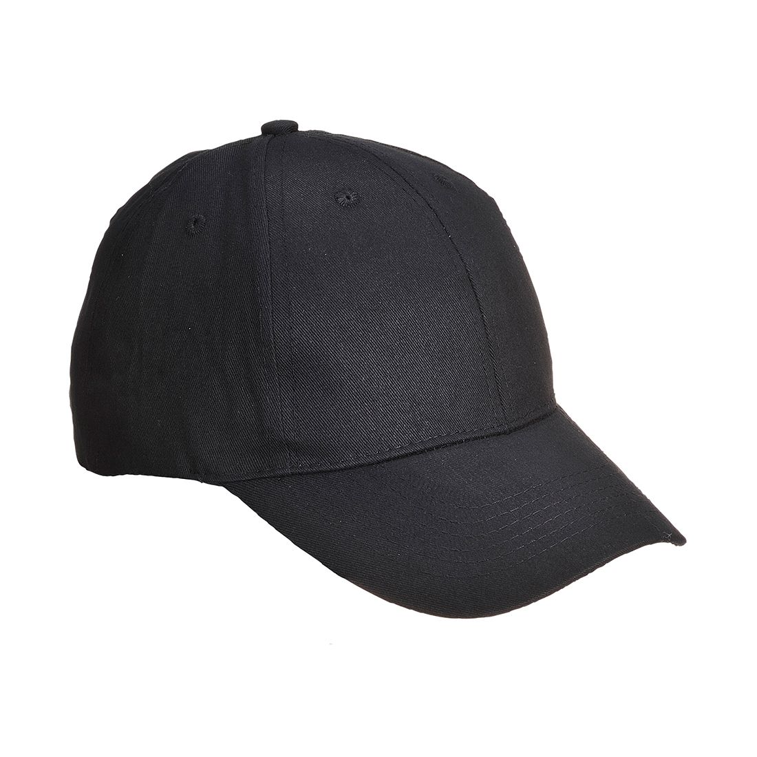 Gorra Baseball de 6 paneles Negra