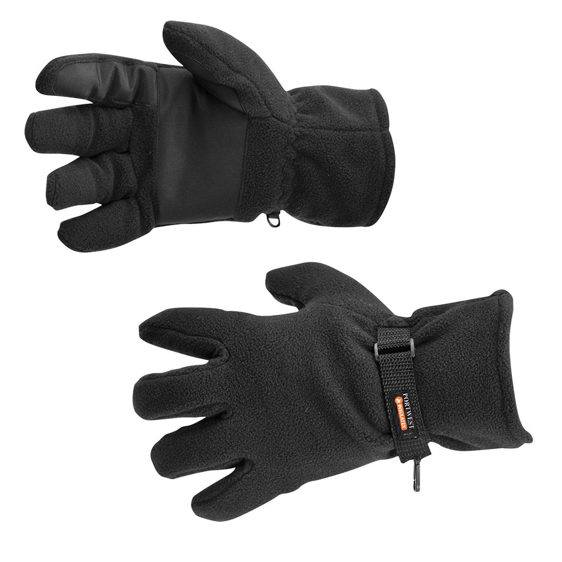 Guantes de Polar con forro de Insulatex Negro