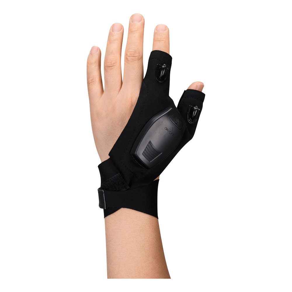 Guantes con luces LED recargables (1 par)