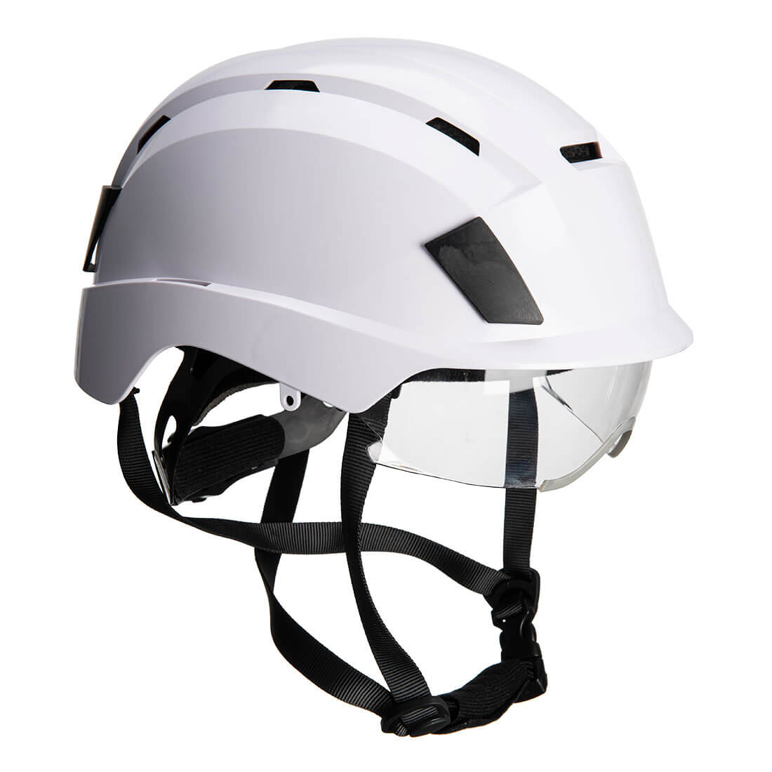 Casco de seguridad con visor Blanco