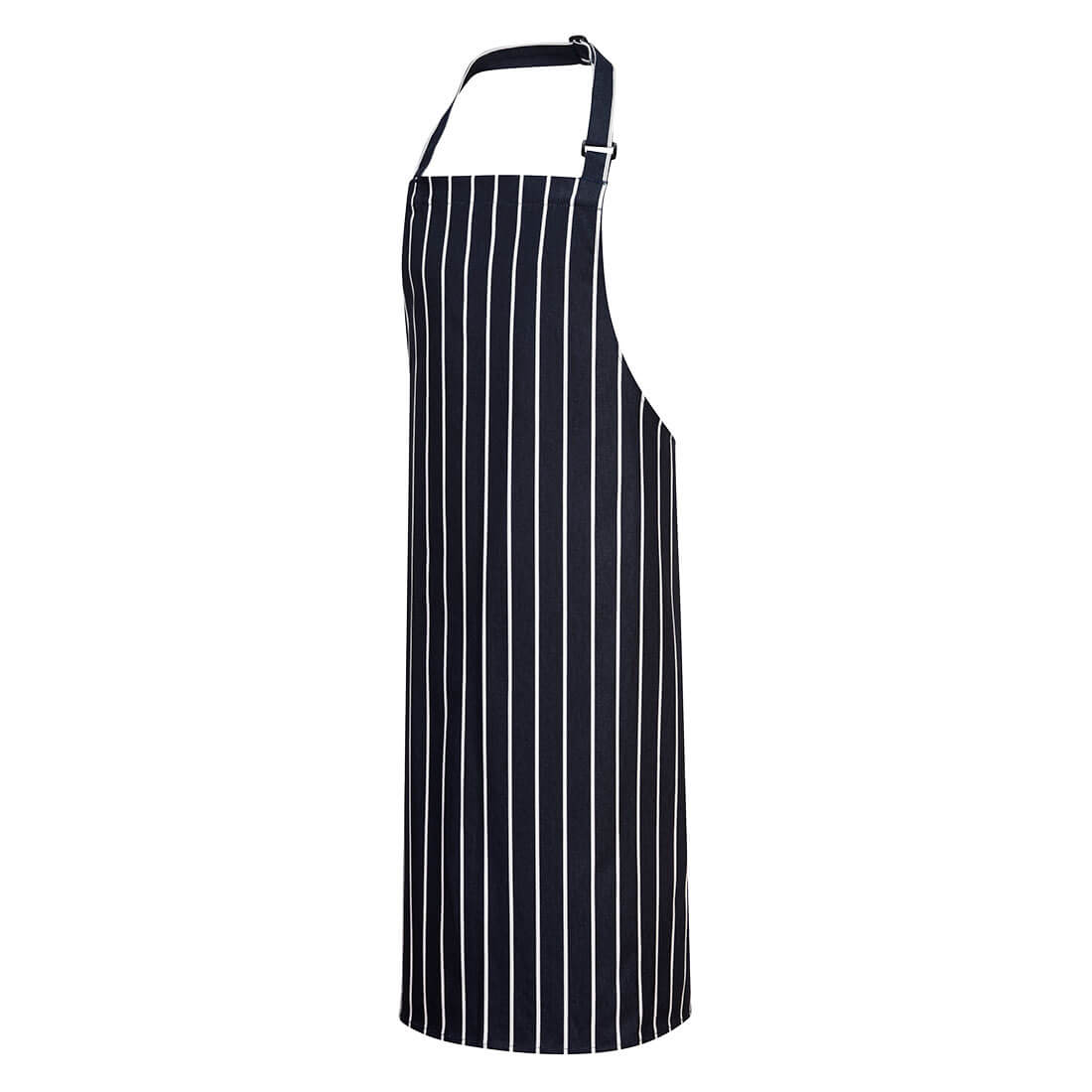 Delantal de carnicero Marino/raya blanca